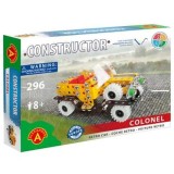 Model Auto Retro Metalic, Jucarie Constructie 296 Piese, Creativ, Educativ, Recomandat 8+ Ani