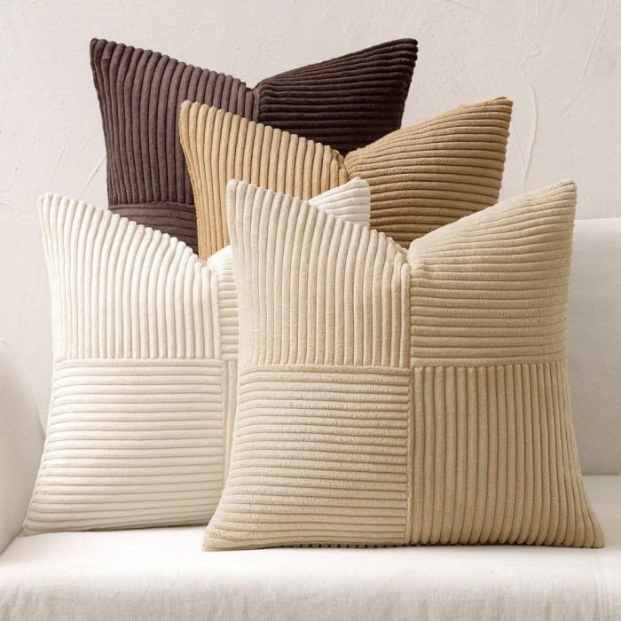 Set 4 Fata De Perna, 40 X 40 Cm, Cafenie - CN