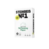 Cumpara ieftin Hartie copiator reciclata A4 80 g/mp 5x 500 coli Steinbeis Classic White Hartie copiator reciclata Steinbeis A4 80 g/mp 5 topuri/cutie pret per cutie