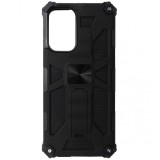 Husa spate Armor cu stand neagra pentru Samsung Galaxy A23, A23 5G