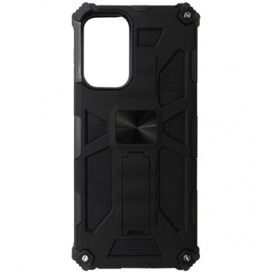 Husa spate Armor cu stand neagra pentru Samsung Galaxy A23, A23 5G foto