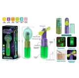 Cumpara ieftin Mini Ventilator Portabil de Voiaj Fosforescent Glow Poket Fan Folding