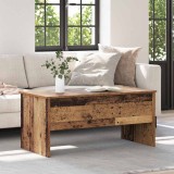 vidaXL Masă de cafea Lemn vechi 102 x 50.5 x 46.5 cm Lemn compozit