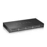 SWITCH ZYXEL, porturi Gigabit x 44, SFP x 6, managed, rackabil, &quot;GS2220-50-EU0101F&quot; (timbru verde 2 lei)