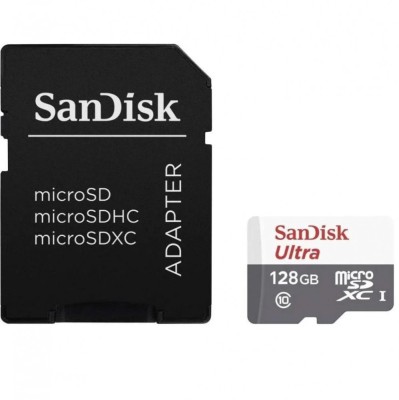 Card de Memorie MicroSDXC SanDisk , 128GB, Adaptor SD, Class foto