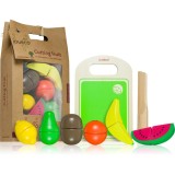 Jou&eacute;co Cutting Fruit fructe feliate din lemn 36 m+ 14 buc