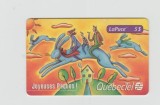 bnk card Canada - QuebecTel - Joyeuses P&acirc;ques! - Col:CA-PC-QUE-Q10130a - rara