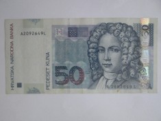 Croația 50 Kuna 2002 foto