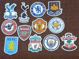 Lot 12 stickere fotbal - Cluburi din Premier League-ANGLIA (Liverpool,Arsenal,Chelsea,Tottenham,West Ham...)