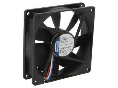 Ventilator axial 24VDC 92x92x25mm 84m3/h 36dBA foto