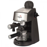 Espressor cafea Samus Alegria Putere 800W Presiune abur 3.5 bari Indicator luminos Filtru inox Negru