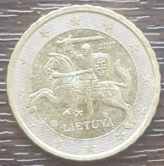 (M2120) MONEDA LITUANIA - 10 EUROCENT 2017 foto