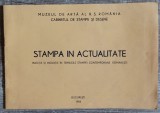 Stampa in actualitate// 1985, brosura cu o stampa originala, Alta editura