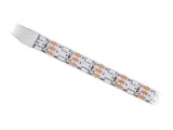 Bandă LED RGB Programabilă 5V 120 LED/m PCB Albă