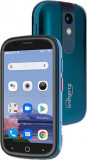 Telefon mobil Unihertz Jelly 2 Verde, 4G, 3.0 , 6GB RAM, 128GB ROM, Android 11, Helio P60 Octa-Core, Bt v4.2, NFC, 2000mAh, Dual SIM