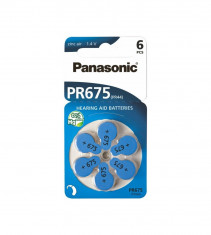 Panasonic 675 / PR675 / PR44 baterii aparate auditive-Conținutul pachetului 1x Blister foto