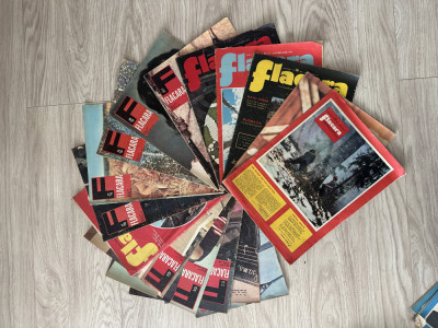 Reviste flacăra 1969-1975 16 buc foto