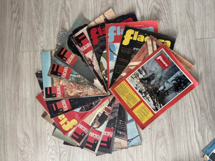 Reviste flacăra 1969-1975 16 buc