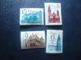 2 Serii Polonia 1983 si 1984 - Arhitectura , 2+2 valori, Nestampilat