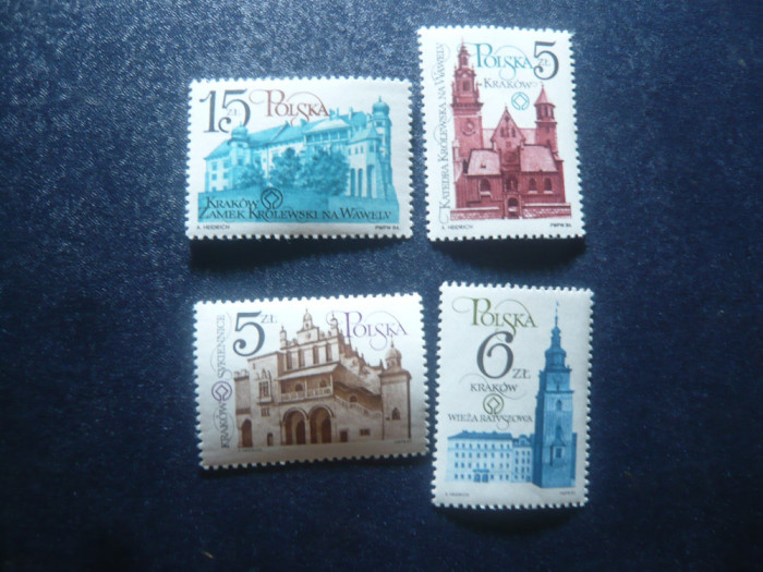 2 Serii Polonia 1983 si 1984 - Arhitectura , 2+2 valori