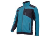 Hanorac fleece LAHTI PRO turcoaz-alb, mărimea M, 290g/m&sup2; - cod L4011402