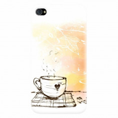 Husa silicon pentru Apple Iphone 4 / 4S, Coffe Love