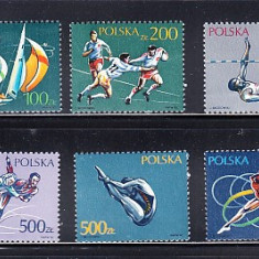 M2 - CNL1 13 - Timbre foarte vechi - Polonia - concurs sportiv