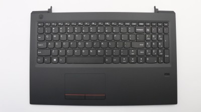 Carcasa superioara cu tastatura palmrest Laptop, Lenovo, V310-15IKB Type 80T3, 5CB0L46631, 3FLV7TALV00, neagra, cu fingerprint, layout US foto