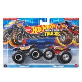 Set 2 masini Monster Truck, Hot Wheels, Racing 1 vs Racing 4, JCC83