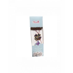 Martisor tip brosa cu model trifoi multicolor pentru 1 si 8 martie