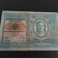 Bancnota 100 kronen 1912 Austria