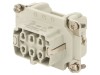 Conector mamă HDC Amphenol C146, 6+PE pini, 500V, Carcasa E6, 2.5mm