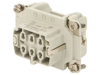 Conector mamă HDC inserturi contact foto