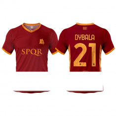 AS Roma tricou de fotbal pentru copii 23/24 home Dybala - 10 let foto