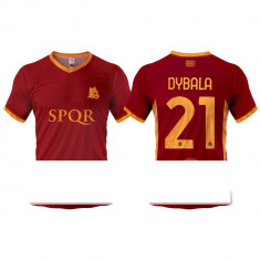 AS Roma tricou de fotbal pentru copii 23/24 home Dybala - 8 let