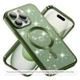 Husa pentru Samsung Galaxy A36 5G - Techsuit Luxury Glitter MagSafe - Deep Green