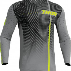 Tricou motocross/enduro Thor Prime Tech, culoare gri/negru, marime M Cod Produs: MX_NEW 29107038PE