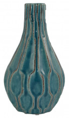 Vaza ceramica 24cm turcoaz foto