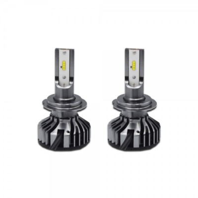 Set 2 becuri LED auto F2 H7, 100W, 6000Lm, canbus, 8LED foto