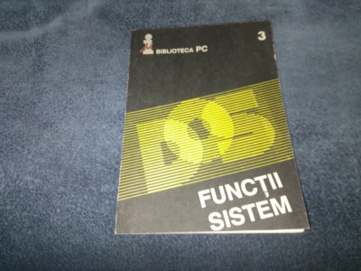 FUNCTII SISTEM DOS foto