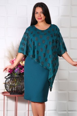 Rochie Eleganta Nova Verde - 46Marimea foto