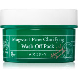 Cumpara ieftin AXIS-Y 6+1+1 Advanced Formula Mugwort Pore Clarifying Wash Off Pack masca pentru curatare profunda cu efect calmant 100 ml