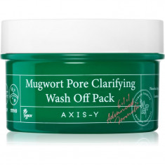 AXIS-Y 6+1+1 Advanced Formula Mugwort Pore Clarifying Wash Off Pack masca pentru curatare profunda cu efect calmant 100 ml