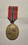 Medalia Jubiliara Regele Carol 1 1866 1906 pentru Militari Piesa Frumoasa de Colectie