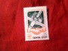 Timbru URSS 1988 - Cosmos - Zbor comun Sovieto-Afgan, Nestampilat