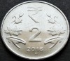 Moneda 2 RUPII - INDIA, anul 2016 * cod 3719 B, Asia