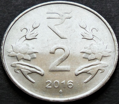 Moneda 2 RUPII - INDIA, anul 2016 * cod 3719 B foto