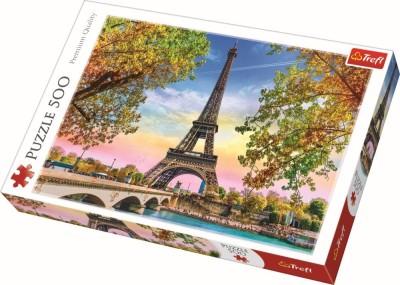 PUZZLE TREFL 500 ROMANTICUL PARIS foto