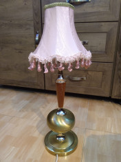 Lampa, veioza veche, vintage, Anglia, functionabila foto