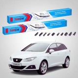 Cumpara ieftin Ștergătoare Seat Ibiza ST 6J8 2010-2011 | Set Față Flat &ndash; TeamCar&reg;